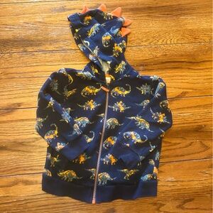 Kids Little Me Dinosaur zip up 3t